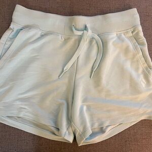 Skechers Women's Light Blue Athletic Shorts Size S Drawstring Waist Pockets
